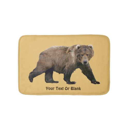 Kodiak Bear Bathroom Mat