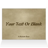 Kodiak Bear Cards (Inside Horizontal (Top))