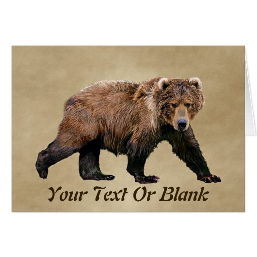Kodiak Bear Cards (Front Horizontal)
