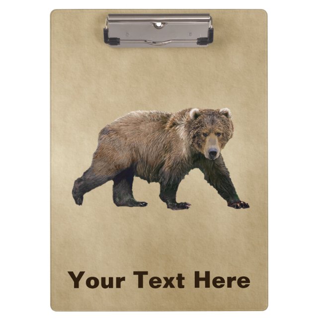 Kodiak Bear Clipboard (Front)