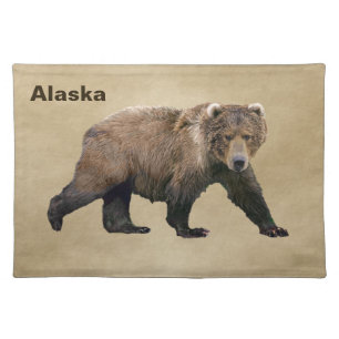 Kodiak Bear Cloth Placemat