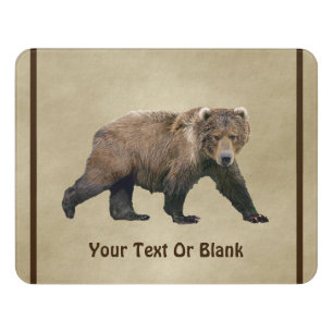 Kodiak Bear Door Sign