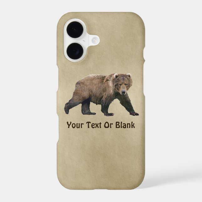 Kodiak Bear Iphone Case (Back)