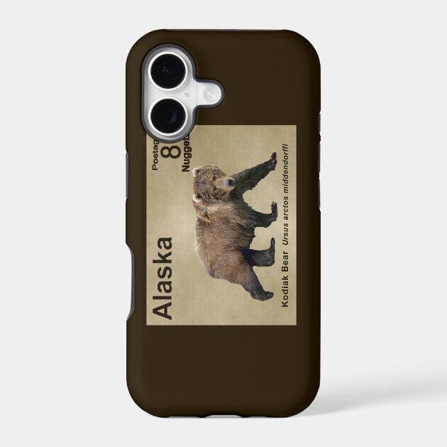 Kodiak Bear Iphone Case (Back)