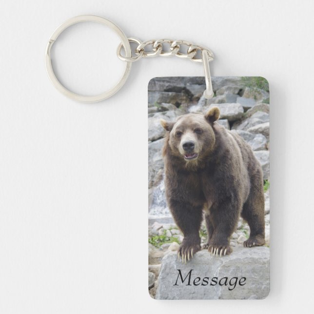 Kodiak Bear Keychain (Front)