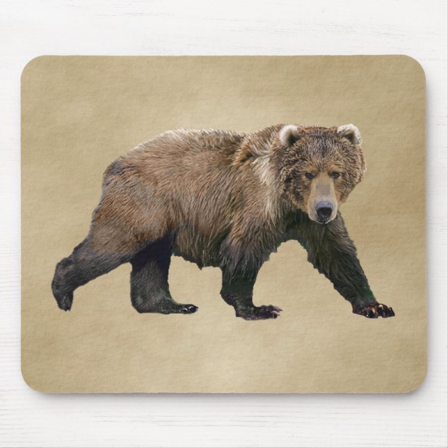 Kodiak Bear Mouse Pad (Front)