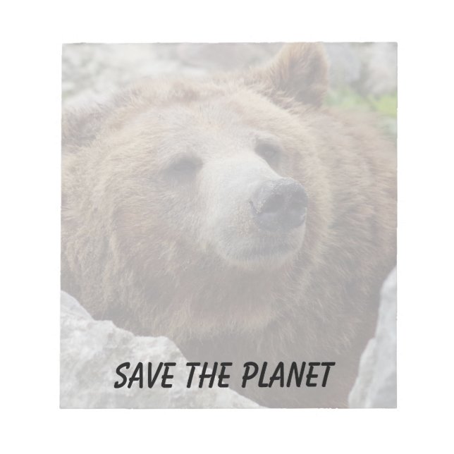 Kodiak Bear Notepad (Front)