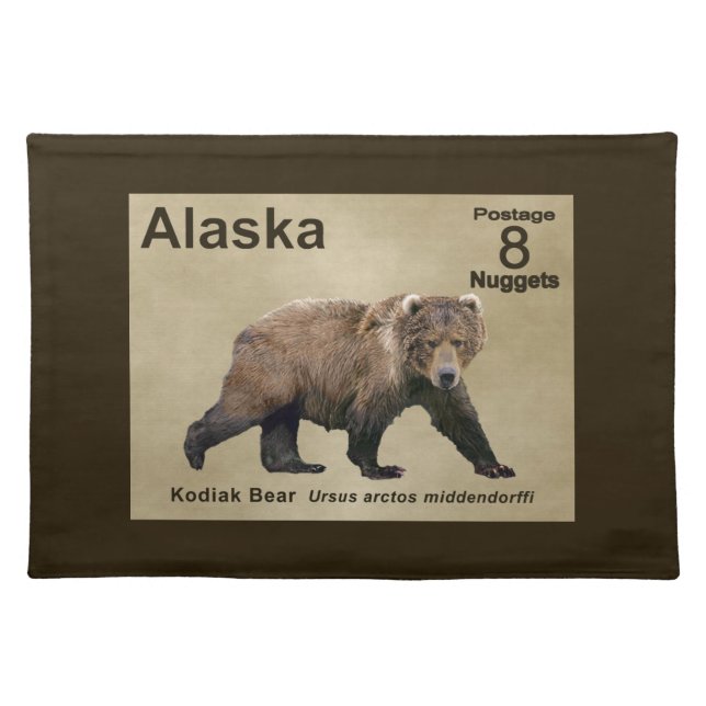 Kodiak Bear Placemat (Front)