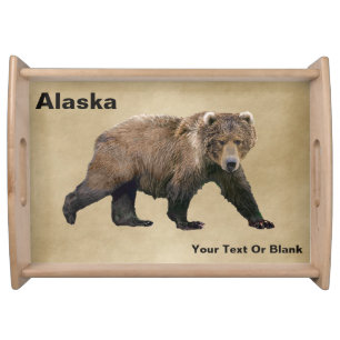 Kodiak Bear Serving Tray