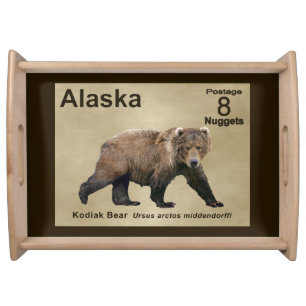 Kodiak Bear Serving Tray