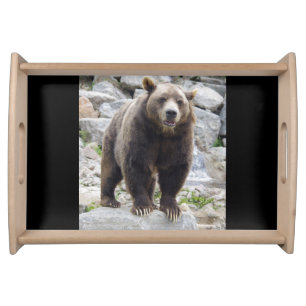 Kodiak Bear Serving Tray
