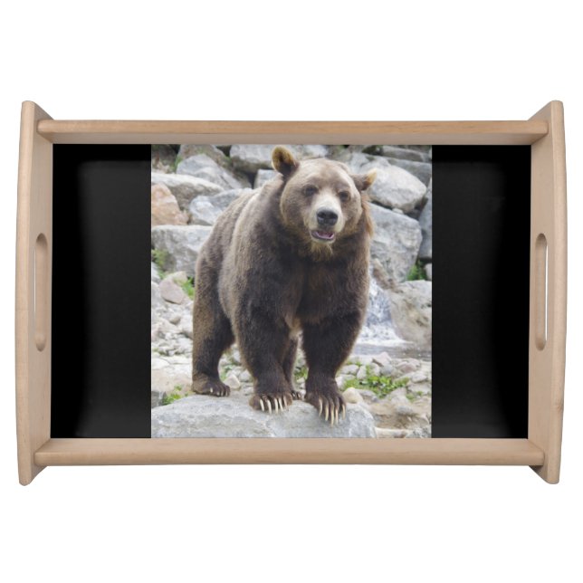 Kodiak Bear Serving Tray (Front)