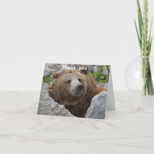 Kodiak Bear Thank You Card