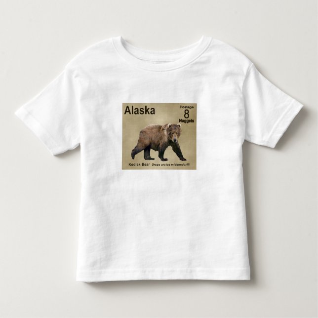 Kodiak Bear Toddler T-shirt (Front)