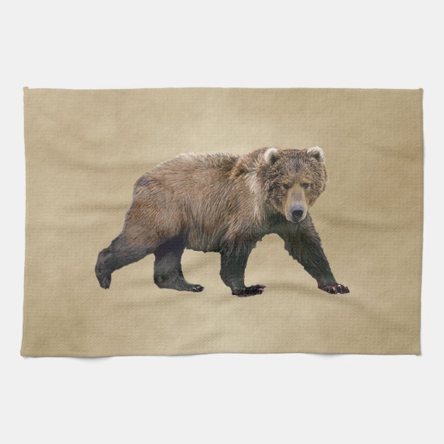 Kodiak Bear Towel (Horizontal)