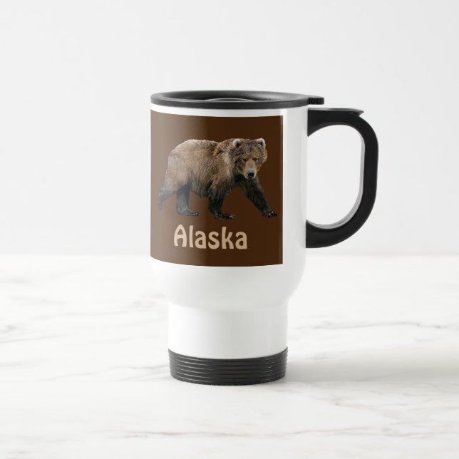 Kodiak Bear Travel Mug (Right)