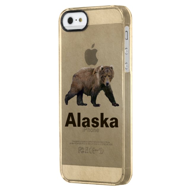 Kodiak Bear Uncommon iPhone Case (Back Left)