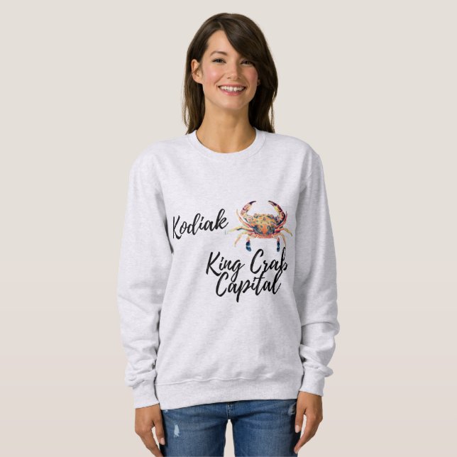 Kodiak Crab Capital  Sweatshirt (Front Full)