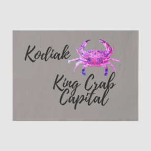 Kodiak Crab Capital Tissue Paper