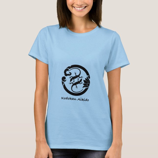 Kodokan Lizards on light blue T-Shirt (Front)