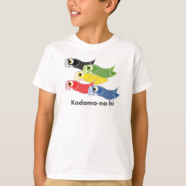 Kodomo-no-hi Carp Streamers T-Shirt (Front)