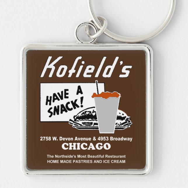 Kofield's Restaurant, Chicago Keychain (Front)