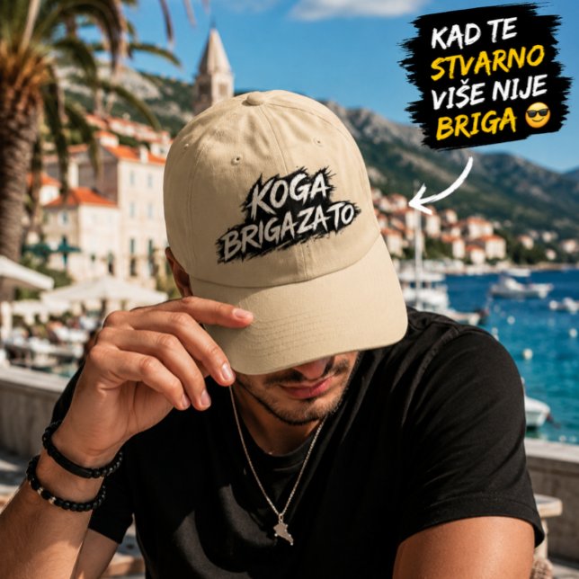 Koga Briga Za To Funny Croatian Quote Hat (Creator Uploaded)