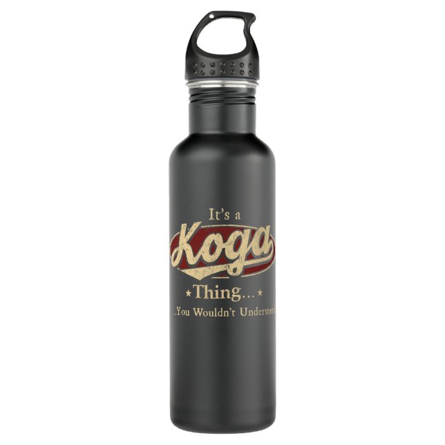 Koga water bottle,Koga water flask Stainless Steel Water Bottle (Front)