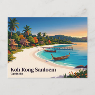 Koh Rong Sanloem Cambodia Postcard