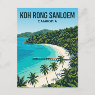 Koh Rong Sanloem Cambodia Postcard
