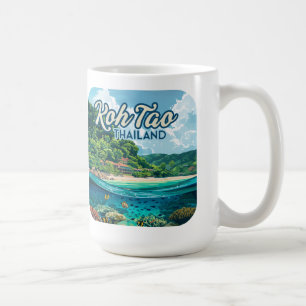 Koh Tao Thailand Asia Scuba Diving Beach Island Coffee Mug
