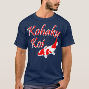 Kohaku Koi Red And White Koi Fish Types Of Koi T-Shirt