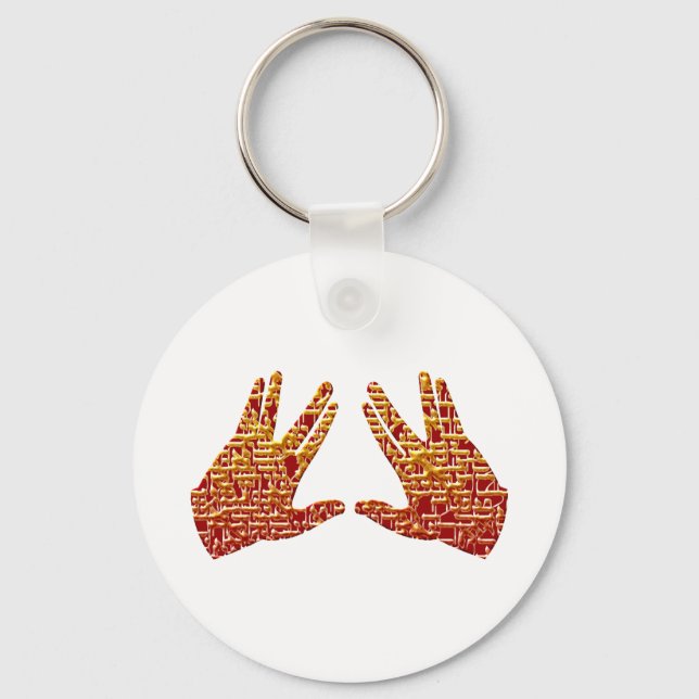 Kohen Hands Keychain (Front)