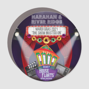 KOHF Harahan & River Ridge Sub-Krewe - Car Magnet
