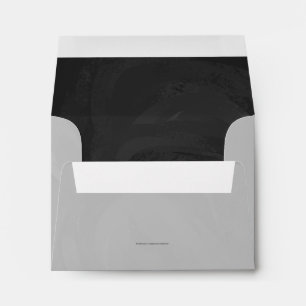 Kohl Black Monogram Personalized Envelope