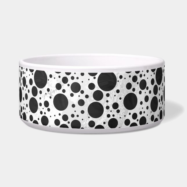 Kohl Black Polka Dot Pattern Bowl (Right)
