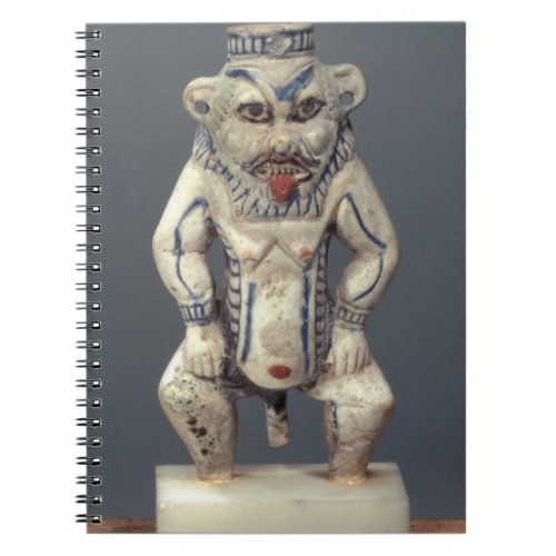 Kohl Pot depicting the Egyptian household god Bes Notebook