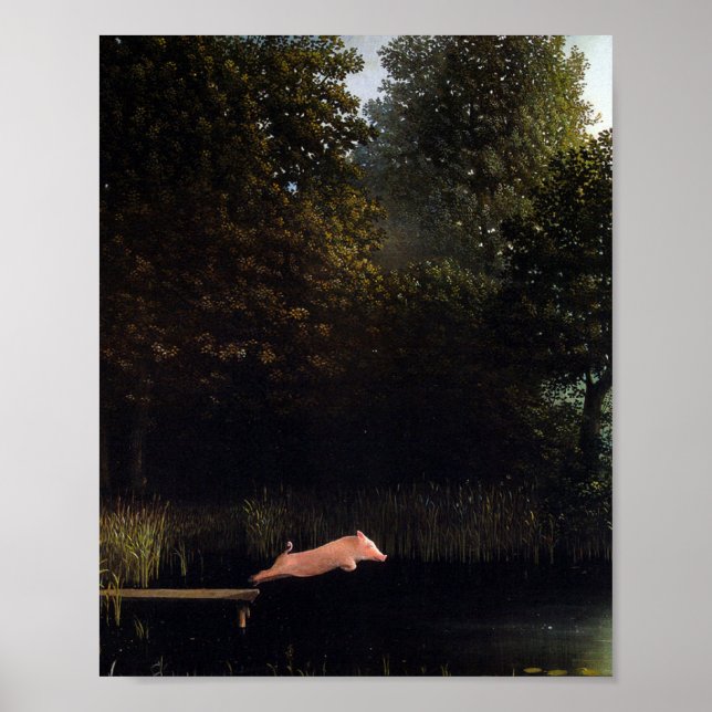 Kohler Pig Painting Poster (Front)