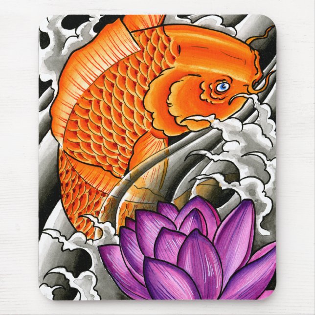 Koi 2 mouse pad (Front)
