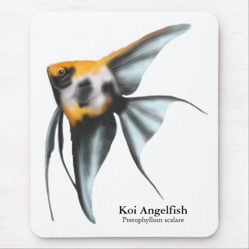 Koi Angelfish Mousepad