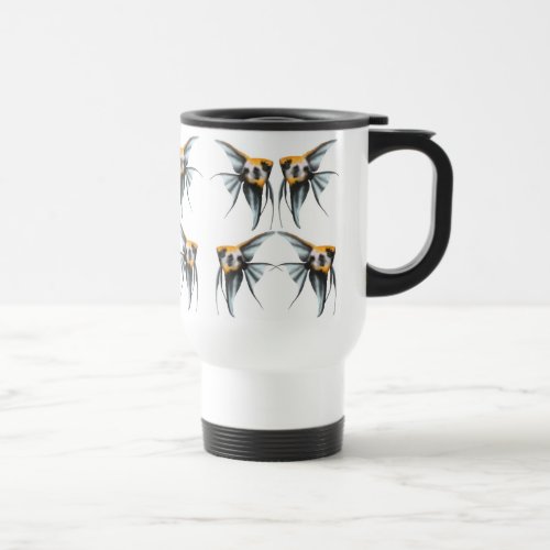 Koi Angelfish Travel Mug