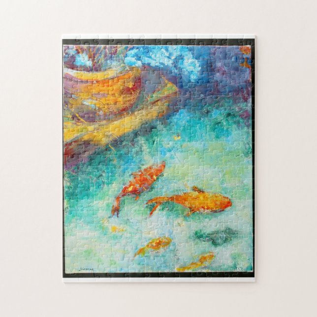 Koi Art puzzle (Vertical)