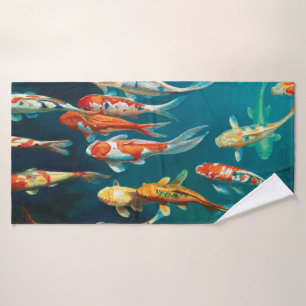 Koi Ballet - Bath Towel