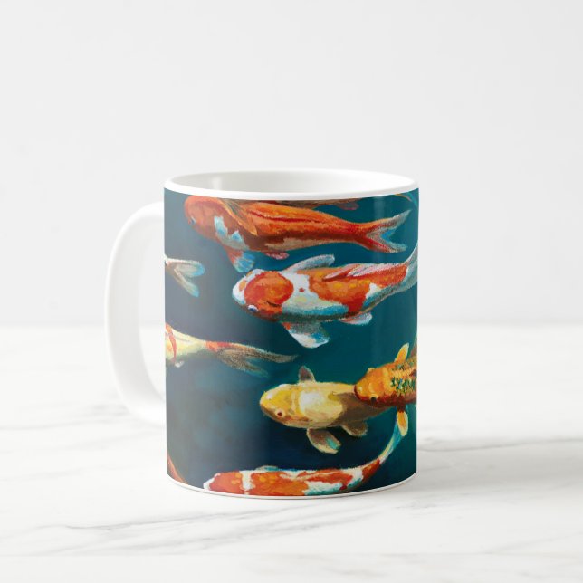 Koi Ballet -  Coffee Mug (Front Left)