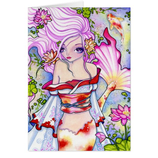 Koi - blank card (Front)