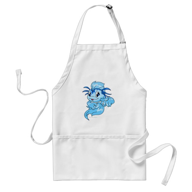 Koi Blue Adult Apron (Front)