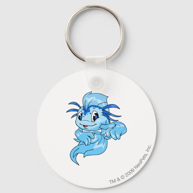 Koi Blue Keychain (Front)