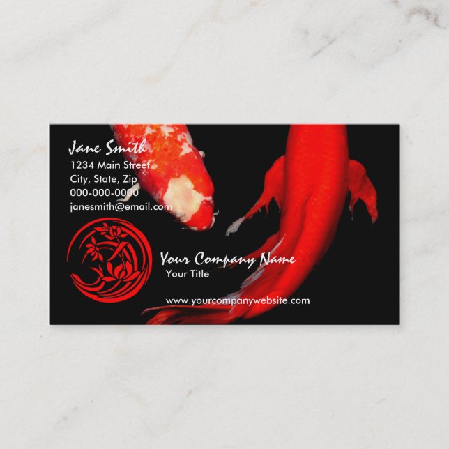 Koi Business Card (Front)
