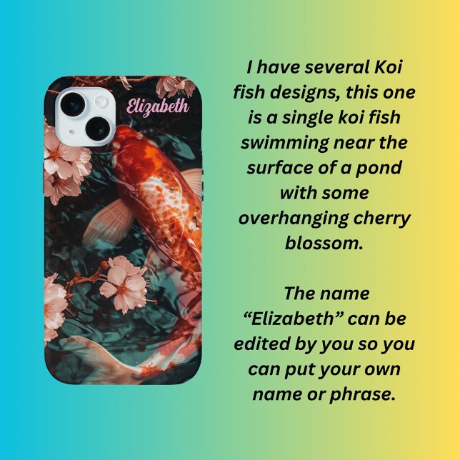 Koi carp  Case-Mate iPhone case (Creator Uploaded)