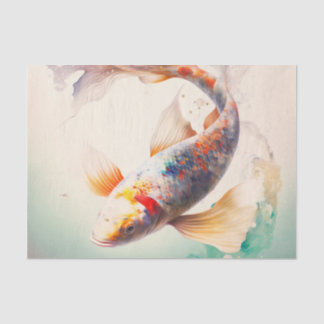 KOI CARP decorative fish decoupage paper